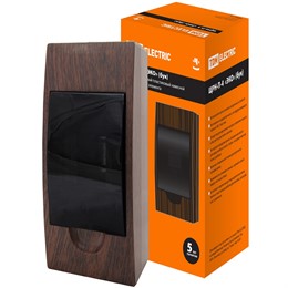 Бокс TDM ELECTRIC ЩРН-П-4 модулей навесной пластик IP40 «Эко» бук