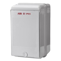 Бокс ABB FLY IP65 настенный 2/4М с дверцей серый