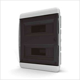 Щит встраиваемый Tekfor BVK 40-24-1 24 модуля черная дверца IP40