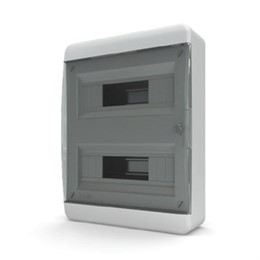 Щит навесной Tekfor BNK 40-24-1 24 модуля черная дверца IP40
