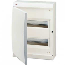 ABB Unibox Бокс навесной белый 24мод. с белой дв. IP41 (с клеммным блоком)