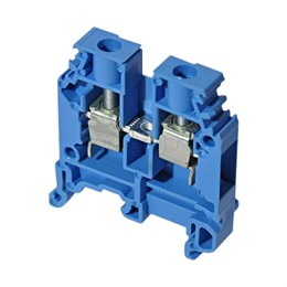ABB M4/6N Entrelec Клеммник винтовой до 4 мм.кв., синий "нейтраль"