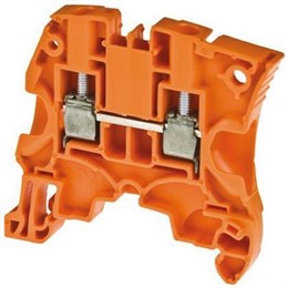 ABB M4/6 Entrelec Клеммник винтовой до 4 мм.кв., оранжевый