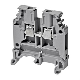 ABB M6/8 Entrelec Клеммник винтовой до 6 мм.кв., серый "фазный"