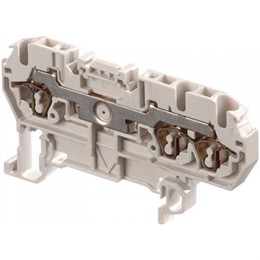 ABB D2,5/5.3L Клемма пруж. 2.5мм.кв. серая