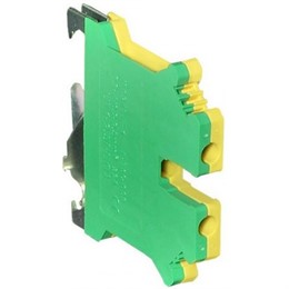 ABB M4/6.P Entrelec Клеммник винтовой до 4 мм.кв., зеленый "земля"