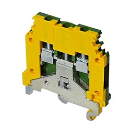 ABB MA2,5/5.P Entrelec Клеммник винтовой до 2,5 мм.кв., зеленый "земля"