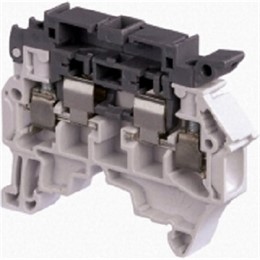 ABB ZS4-SF1 Клемма винтовая 4мм.кв. для предохранителей 5x20мм, 5x25мм, серая