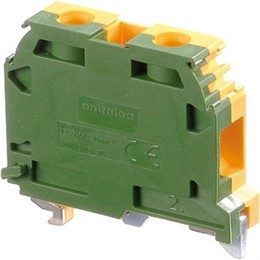 ABB M10/10.P Entrelec Клеммник винтовой до 10 мм.кв., зеленый "земля"