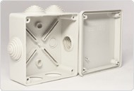 Распаячная коробка открытой установки 100х100х50 IP55