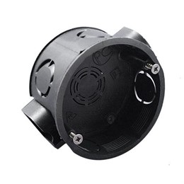 PlastElectro Коробка установочная 1-я скрытой проводки D68(60)х40,усиленная,ушки стыковки, IP20