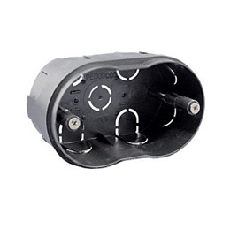 PlastElectro Коробка установочная 1-я скрытой проводки D110(83)х65, IP20