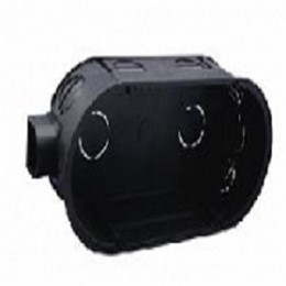 PlastElectro Коробка установочная 2-я скрытой проводки 140х68(60)х43,усиленная,ушки стыковки, IP20