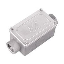 DKC Cosmec Коробка протяжная алюминиевая 118х51х42, 2 ввода 180гр., М25х1.5, IP55