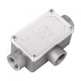 DKC Cosmec Коробка ответвительная алюминиевая 118х67х42, 3 ввода, М25х1.5, IP55