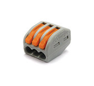 222-413 3 конт., многоразовая, 32A 400V - клеммная колодка WAGO (50)