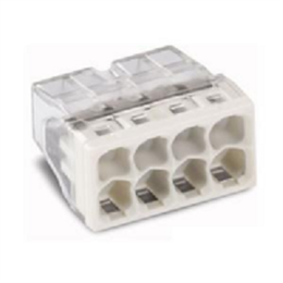 2273-208 8 конт., одноразовая, без смазк. Cu, 24A 450V - клеммная колодка WAGO