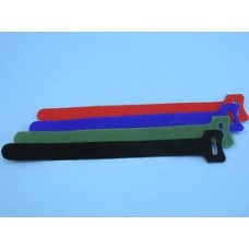 Стяжка с липучкой 210х16мм, открывающаяся, (синяя), KSS (уп.20 шт.)