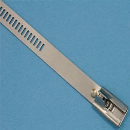 Стяжка стальная 335х7мм, не открывающаяся, (сталь), KSS (уп.100шт.)