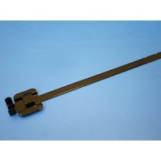 Стяжка стальная 229х6,3мм, открывающаяся, (черная, в пластике), KSS (уп.100шт.)