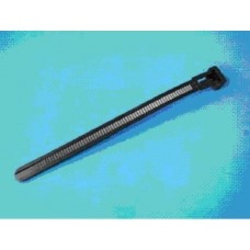 Стяжка нейлоновая 125х7,6мм, открывающаяся, (черная), KSS (уп.100шт.)