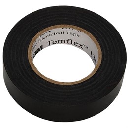 Лента Temflex 1300 19ммХ20м изоляционная черная ПВХ (3М)