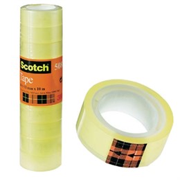 Клейкая лента канцелярская 3M Scotch 508/500 19х10 прозрачная