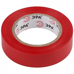 Изолента ПВХ Эра 43867/43850 15мм*10м Красная