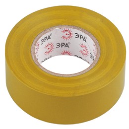 Изолента ПВХ Эра 43768/43751 15мм*20м Желтая