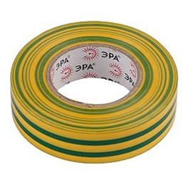 Изолента ПВХ Эра 43669/43652 19мм*20м Желто-зеленая