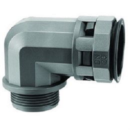 DKC Муфта 90гр. труба-коробка D=12мм, M16х1.5, полиамид, IP66 / черный