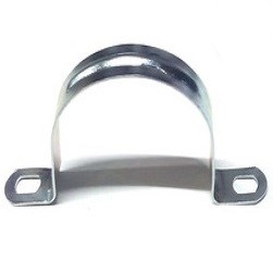 Металлическая двухлапковая скоба d48-50мм, 50шт TDM