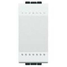 N4005N Bticino LivingLight Кнопка с винтовыми клемами. размер 1 модуль. цвет белый