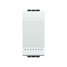 N4003N Bticino LivingLight Переключатель с винтовыми клемами. размер 1 модуль. цвет белый
