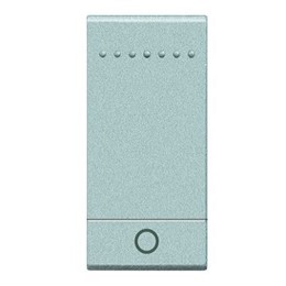 NT4915M2AN Bticino LivingLight Клавиша Лампа. размер 2 модуля. цвет алюминий