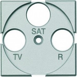 BT Axolute Алюминий Лицевая панель для розеток TV FM SAT