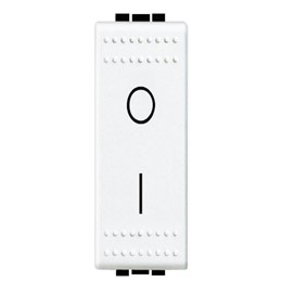 N4002N Bticino LivingLight Выключатель 2-х полюсный. 16AX. цвет белый