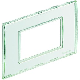 LND4803KR Bticino LivingLight Рамка прямоугольная. 3 модуля. цвет Kristall