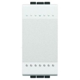 N4004N Bticino LivingLight Переключатель промежуточный с механическими клемами. размер 1 модуль. цвет белый
