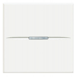 Bticino Axolute White Axial Выключатель 16 А 2 мод HD4001M2
