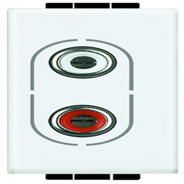 N4280 Bticino LivingLight Разъем Аудио Jack 3.5 цвет белый