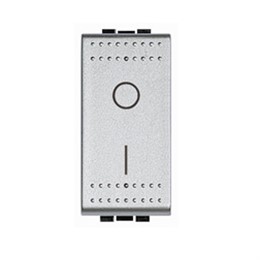 NT4002N Bticino LivingLight Выключатель 2-х полюсный. 16AX. цвет алюминий