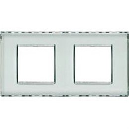 LND4802M2KR Bticino LivingLight Рамка прямоугольная. 2 поста. цвет Kristall