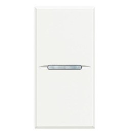 Bticino Axolute White Axial Переключатель 16А 1 мод HD4003