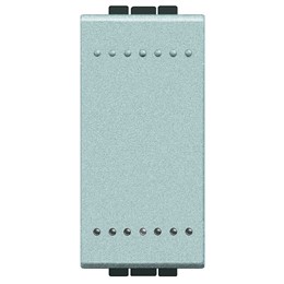 NT4004N Bticino LivingLight Переключатель промежуточный с механическими клемами. размер 1 модуль. цвет алюминий