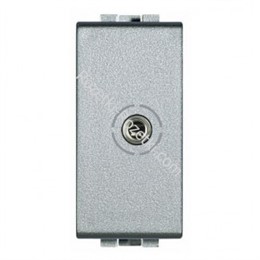 NT4280 Bticino LivingLight Разъем Аудио Jack 3.5 цвет алюминий
