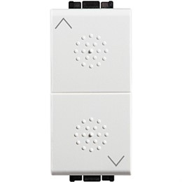 N4037 Bticino Кнопка 10А. двойная с блокировкой. 1P-NО 1P-NО