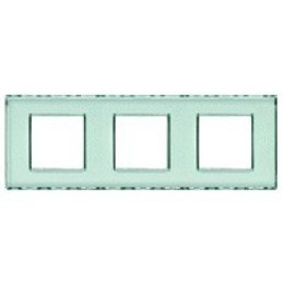 LND4802M3KR Bticino LivingLight Рамка прямоугольная. 3 поста. цвет Kristall