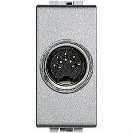 NT4292 Bticino 5 полюсный разъём DIN для устройств hi fi и сходных с ними — под распайку