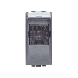 L4261AT5 Bticino LivingLight. Розетка RJ 45 cat 5 UTP